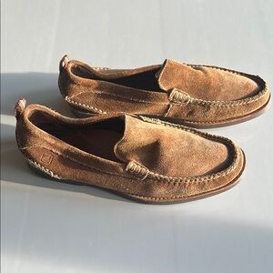 Sperry Brown Leather Slip-On Loafers